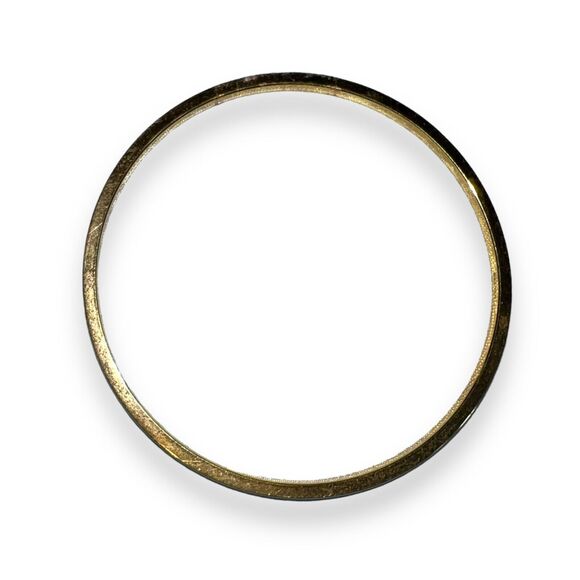 Monet Womens Bracelet Bangle Gold Tone Stamped Textured - Picture 1 of 8